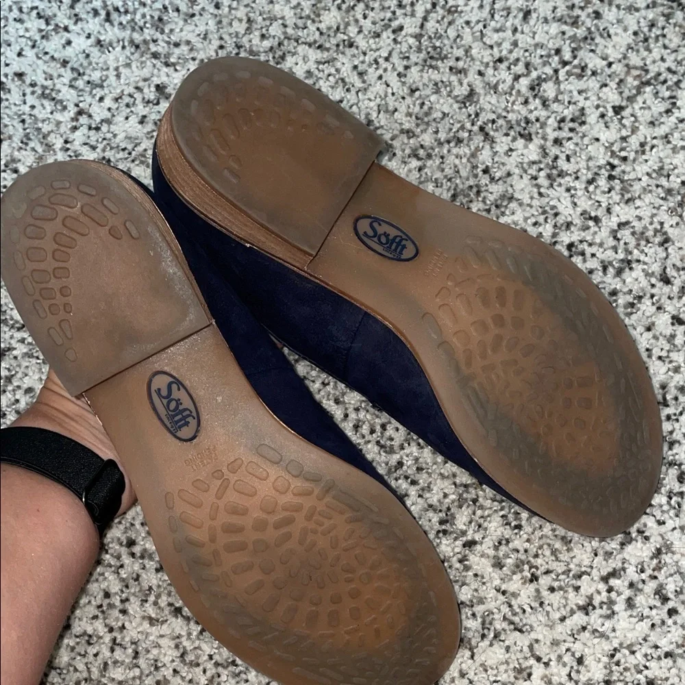 Women’s Sofft Napoli leather loafer navy size 7.5 - Picture 6 of 7